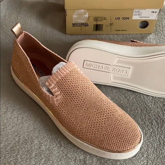 Michael Kors Skyler Slip On Rose Gold 